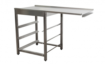 Ablauftisch für Spülmaschine rechts 1200mm
