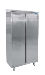 Edelstahlhochschrank schräges Dach 600mm