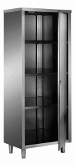 Edelstahl-Lagerschrank mit 1 Flügeltür 500x600 AISI 430