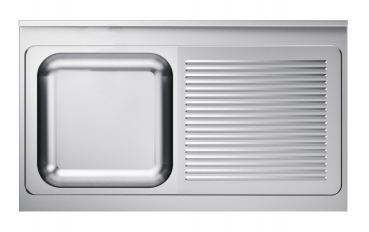 700 Spültischplatte 1 Links 1200