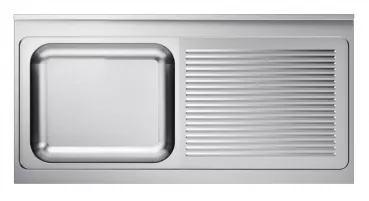 700 Spültischplatte 1 Links 1400