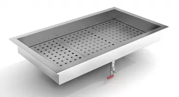 Gemahlenes Eis Behälter Einbau 3/1Gn