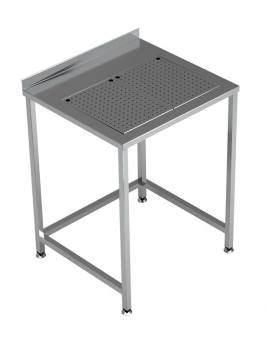 Arbeitstisch mit integrierter Tropfschale 700x650