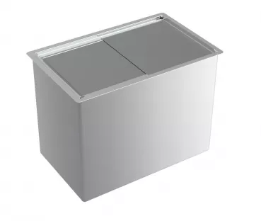 Edelstahl Einbau Eisbehälter – Isolierter Profi-Drop-In Behälter