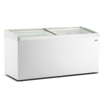 Gefrierschrank Lotte-516 mit Glasdeckel – 516L Kühl- & Gefriertruhe