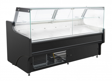 Kühlvitrine 310 l – Umluft – LED – Klappglas