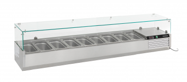 Aufsatzvitrine 1/3 Gn X 9