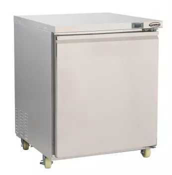 Kühl-/Tiefkühlschrank 1 Tür – 185 L, umschaltbar, Edelstahl