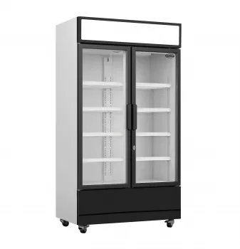 Kühlschrank mit 2 Glastüren - 16255 - Gastrohot