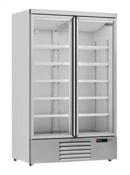 Kühlschrank mit 2 Glastüren JDE-1000R - Energiesparend und geräumig