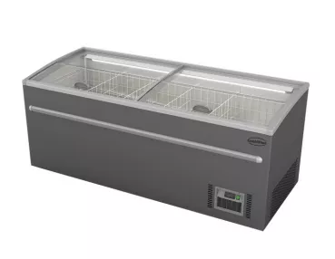 Supermarkt Tiefkühltruhe 2100 – 850 L, automatische Abtauung, LED