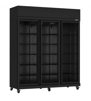 IRM-1180R BL – Kühlschrank mit 3 Glastüren 1180 l