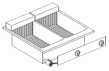 Elektrofriteusen 2X10 L