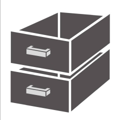 Schubladenblock 1/2 7489.5075 - 7489.5080