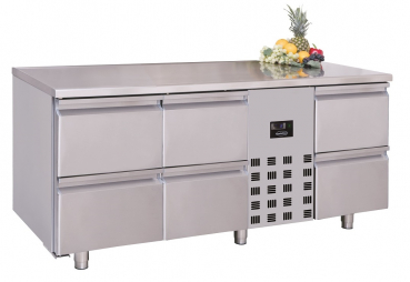 700 Kühltisch 6 Schubladen Monoblock
