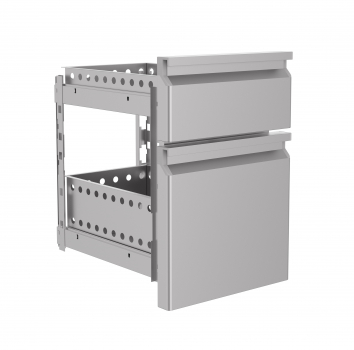 Schubladenblock 2/3 Monoblock Soft Closing