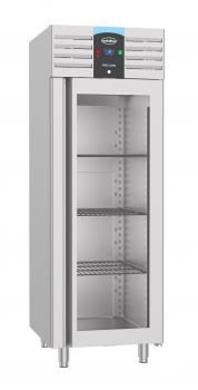 Kühlschrank Edelstahl Glastür 700 Ltr