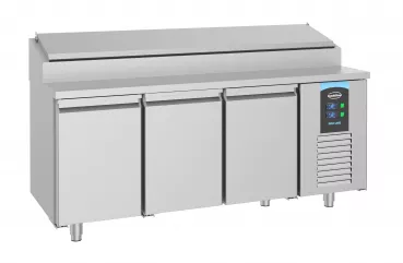 Saladette 3 Türen 10X 1/3Gn Behälter
