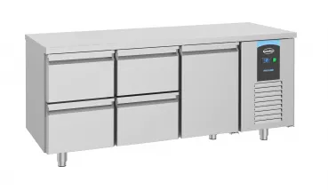 700 Kühltisch 1 Tür 4 Schubladen