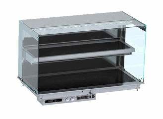 Einbau Wandmodell Wärmevitrine Schwarz 4/1