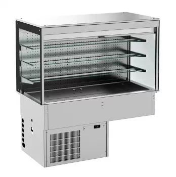 Einbau Wandmodell Kühlvitrine Eckig