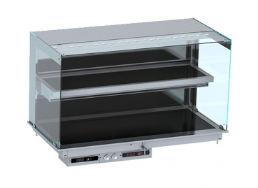 Einbau Wandmodell Wärmevitrine Schwarz 4/1