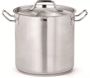 Gemüsetopf Hoch Edelstahl + Deckel Ø20 6,3L