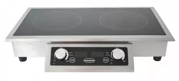 Einbau-Induktionsherd 2 Zonen – 7 kW Profi-Kochfeld