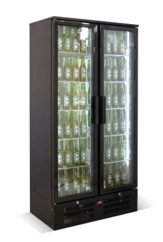 Barkühler Hoch – 458L Premium Kühllösung in Schwarz