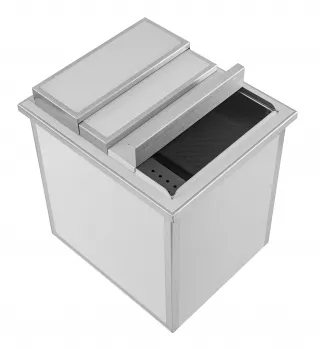 Edelstahl Einbau-Eisbehälter