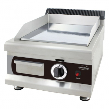 Gas Grillplatte Chrom 400, 3 kW, Edelstahl AISI 201, inkl. Umrüstsatz