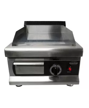 Gas Grillplatte Chrom 400, 3 kW, Edelstahl AISI 201, inkl. Umrüstsatz