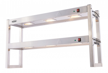 Aufsatzbord Halogen 2-stufig 1200