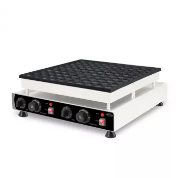 Waffeleisen – 100 Stück Ø4 cm – 2,4 kW – Edelstahl