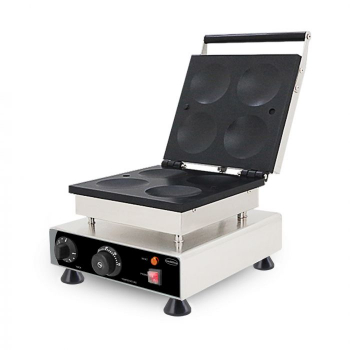 Pfannkuchenmaker 4× Ø10 cm – Elektrisch – 230 V – Edelstahl