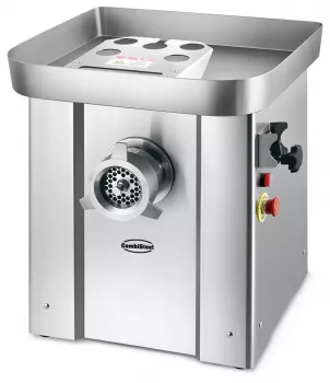 Fleischwolf, 500 kg/h, Edelstahl, 1,5 kW, 400 V, inkl. 4 Schneidscheiben