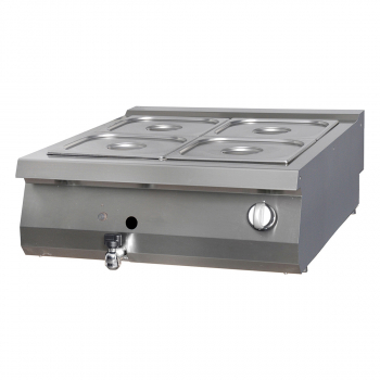 Premium Bain Marie Doppelgerät 90cm tief Gas - Gastrohot