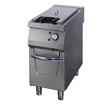 Premium Fritteuse 1 x 22L Einzelgerät 90cm tief mit Ablasshahn elektrisch - Professionelle Fritteuse für die Gastronomie