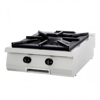 Hochwertiger Kocher 1 Brenner Doppelgerät 90 cm tief Gas - Gastrohot