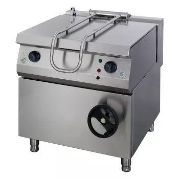 Premium Bratpfanne 100L 90cm tief elektrisch 400V - hochwertige Profi Bratpfanne für die Gastronomie