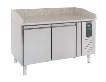 Pizzatisch mit 2 Türen für die Gastronomie