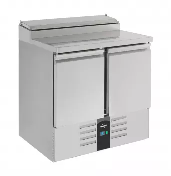 Saladette 2 Türen 5X1/6Gn Behälter