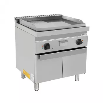 Elektro-Grillplatte E70GP20K+GS 9 kW Edelstahl 1/2 glatt 1/2 gerillt