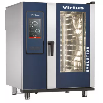 Gas Kombidämpfer mit Boiler und automatischem Reinigungssystem - 10x GN 1/1 - Gastrohot