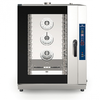 Gas Kombidämpfer mit Direkteinspritzung und automatischer Reinigung - 10x GN 1/1 oder 600x400 mm