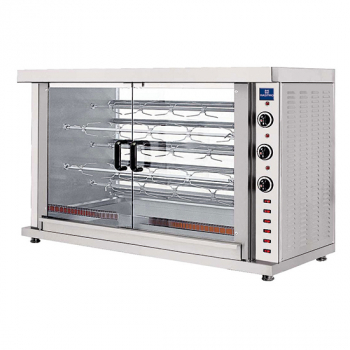 Elektro Hähnchengrill mit 5 Spießen für 20-25 Hähnchen - Professioneller Grill für Gastronomie und Zuhause