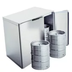 Fässerkühlbox 4x 50 Liter aus Edelstahl