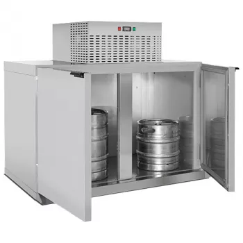 Fässerkühlbox 8x 50 Liter aus Edelstahl