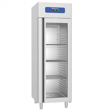 Tiefkühlschrank 700 Liter aus Edelstahl mit Glastür - Hochwertiger Gefrierschrank für die Gastronomie