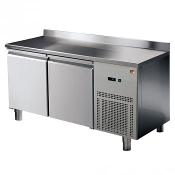 Kühltisch 2 Türen GN 1/1 mit Aufkantung 2-8°C - Professioneller Kühlbereich für die Gastronomie